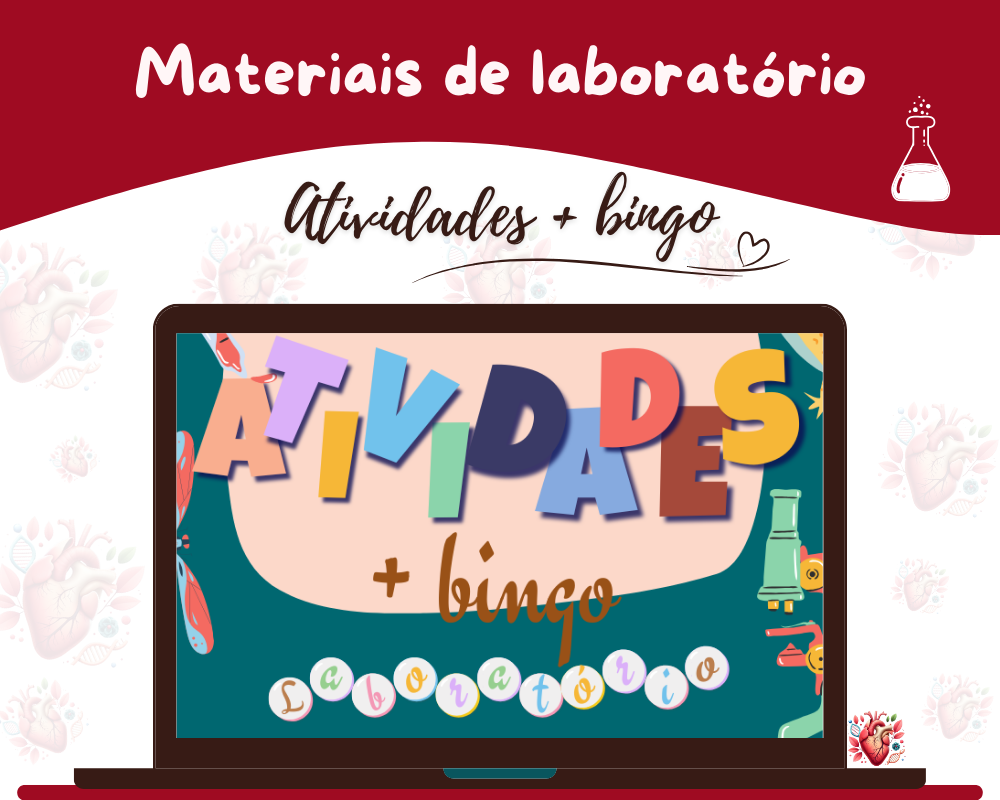 Atividades + Bingo - Materiais de Laboratório