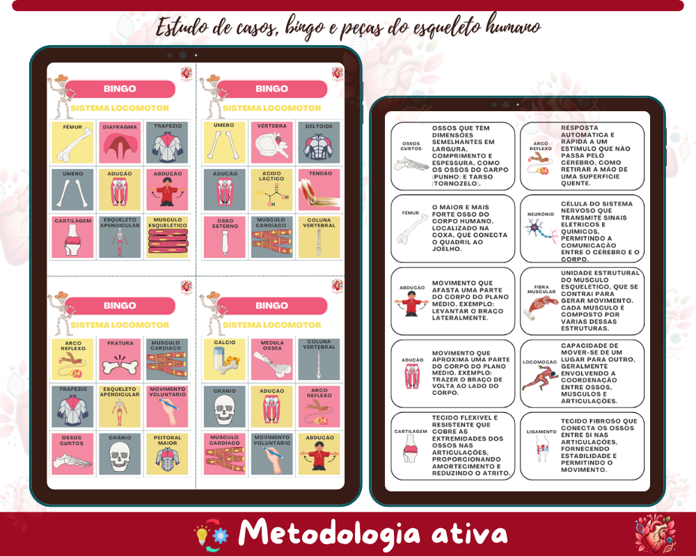 Atividades - Sistema Locomotor (Bingo e Estudo de Caso)
