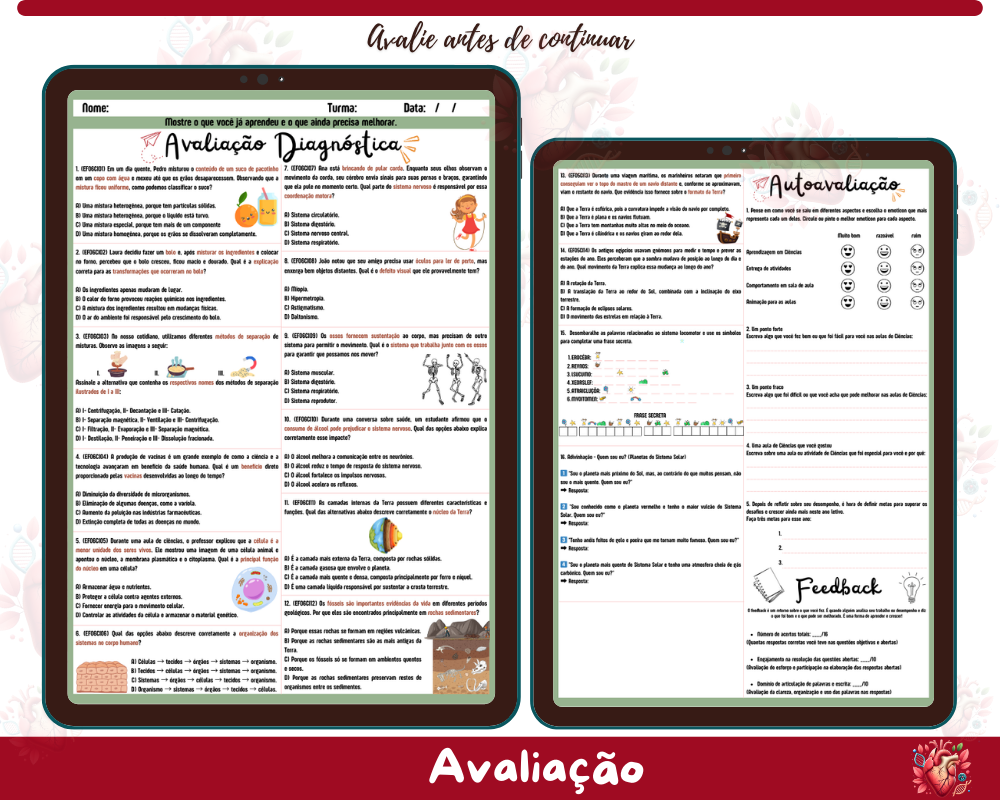 Avaliações Diagnósticas - Ensino Fundamental II