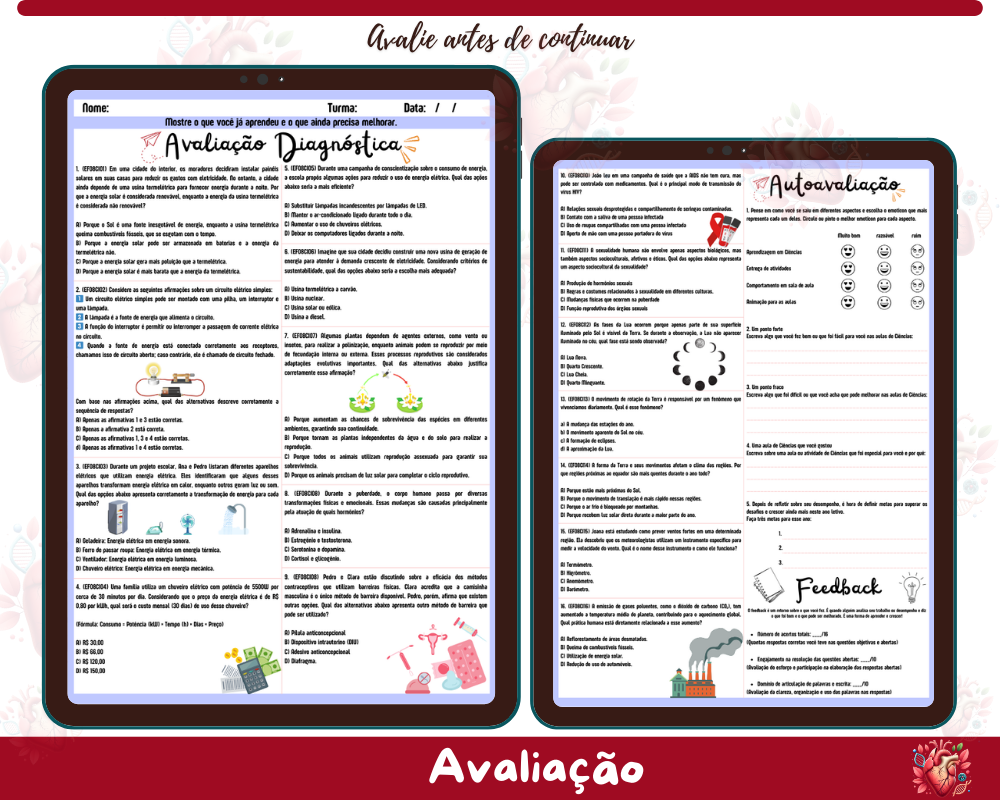 Avaliações Diagnósticas - Ensino Fundamental II