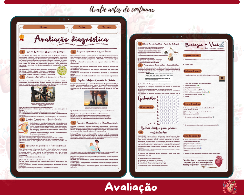 Avaliações Diagnósticas - Ensino Médio