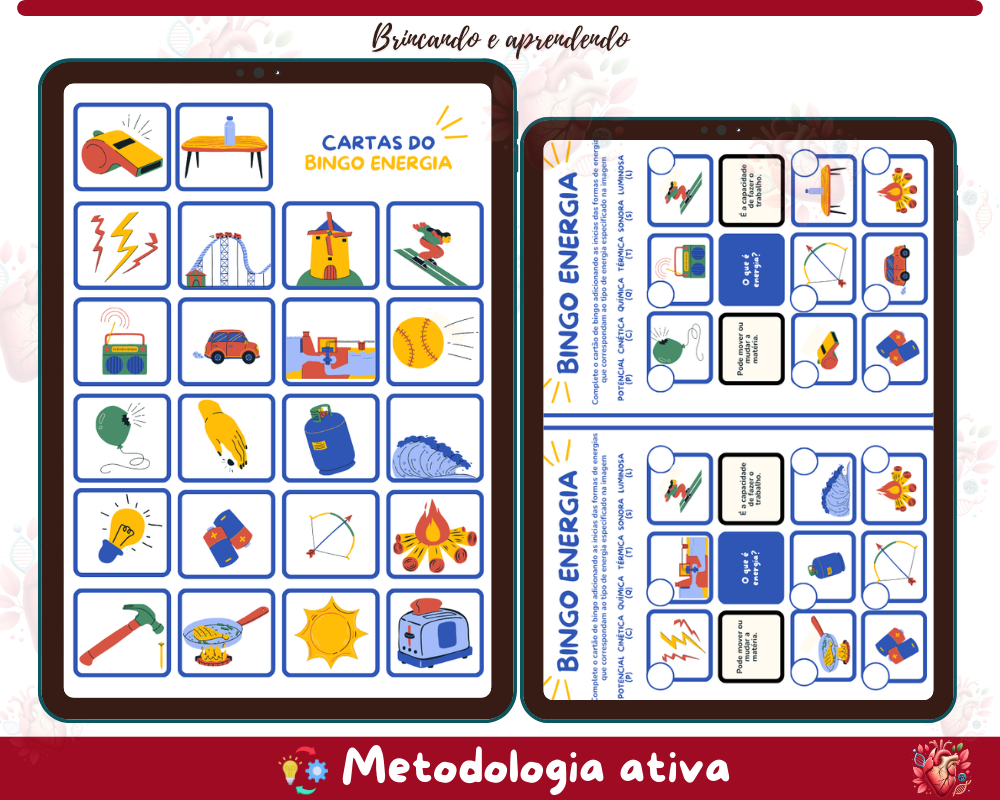 Bingo - Tipos de Energia