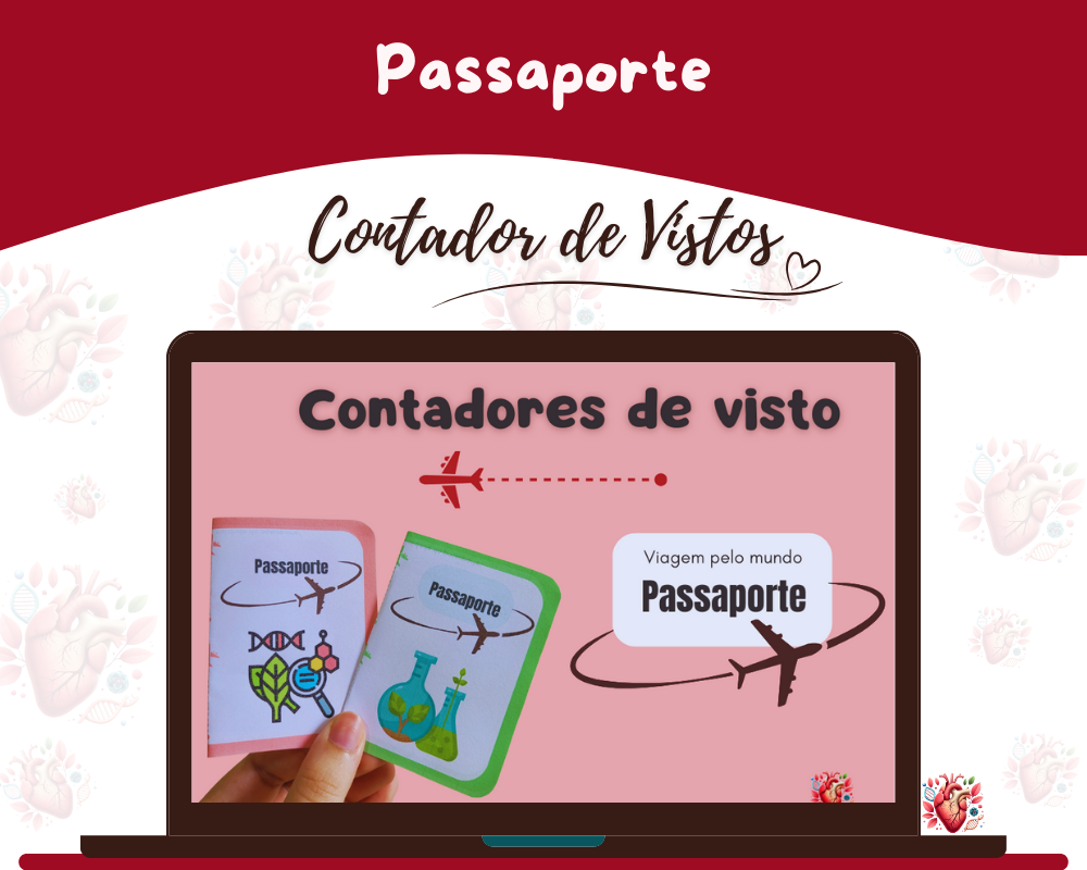 Contador de Vistos - Passaporte Contador de Vistos - Passaporte
