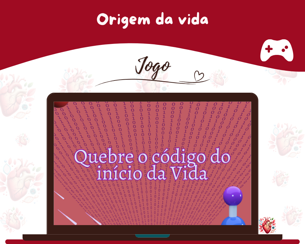 Jogo - Quebre o Código: Origem da Vida