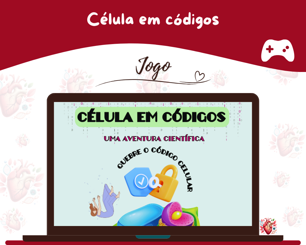 Jogo - Quebre o Código: Célula em Códigos