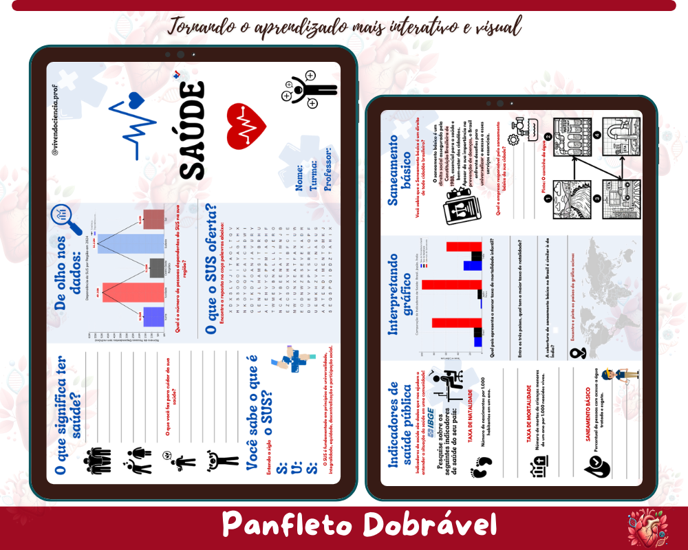 Folder - Saúde e Indicadores de Saúde Pública Folder - Saúde e Indicadores de Saúde Pública