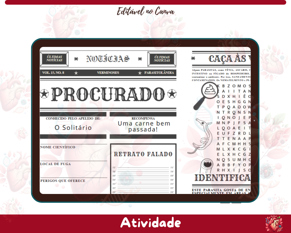 Atividade - Caça às Verminoses Atividade - Caça às Verminoses