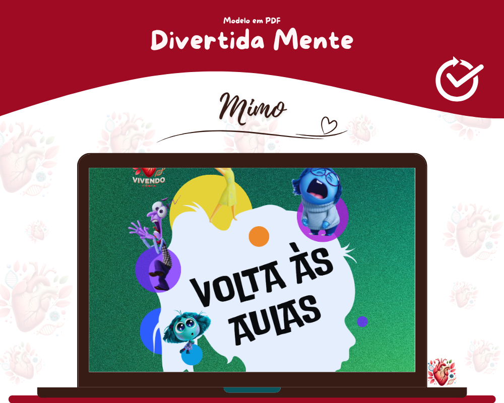 Mimo de Volta às Aulas inspirado em Divertida Mente Mimo de Volta às Aulas inspirado em Divertida Mente