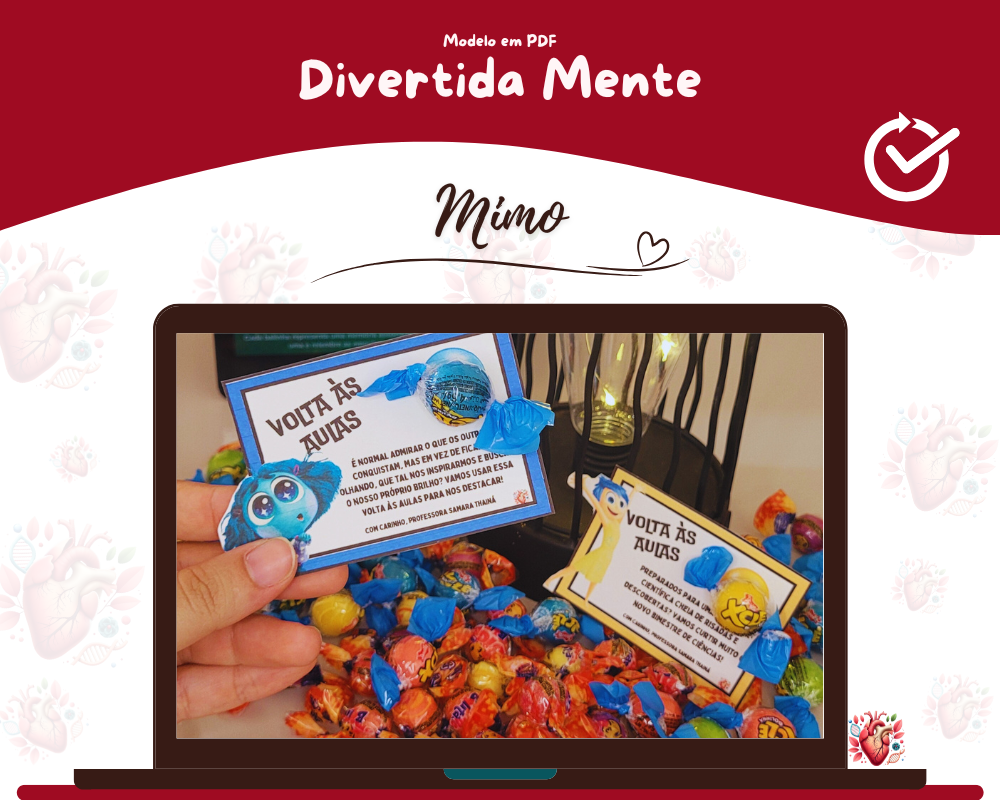 Mimo de Volta às Aulas inspirado em Divertida Mente