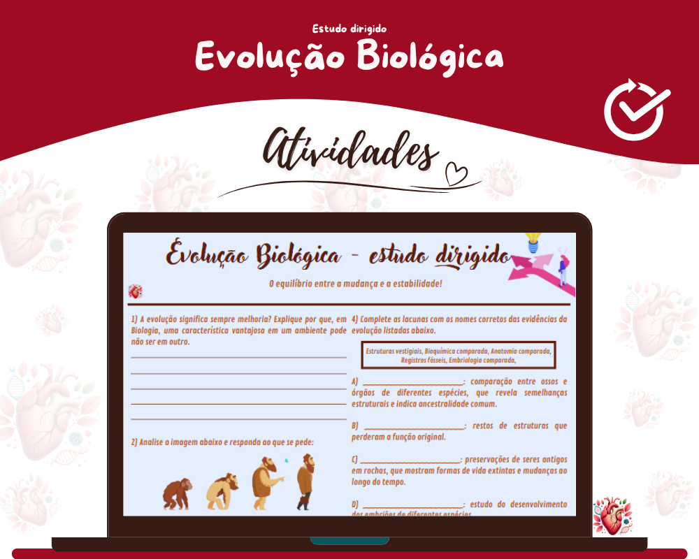 Estudo dirigido - Evolução Biológica Estudo dirigido - Evolução Biológica