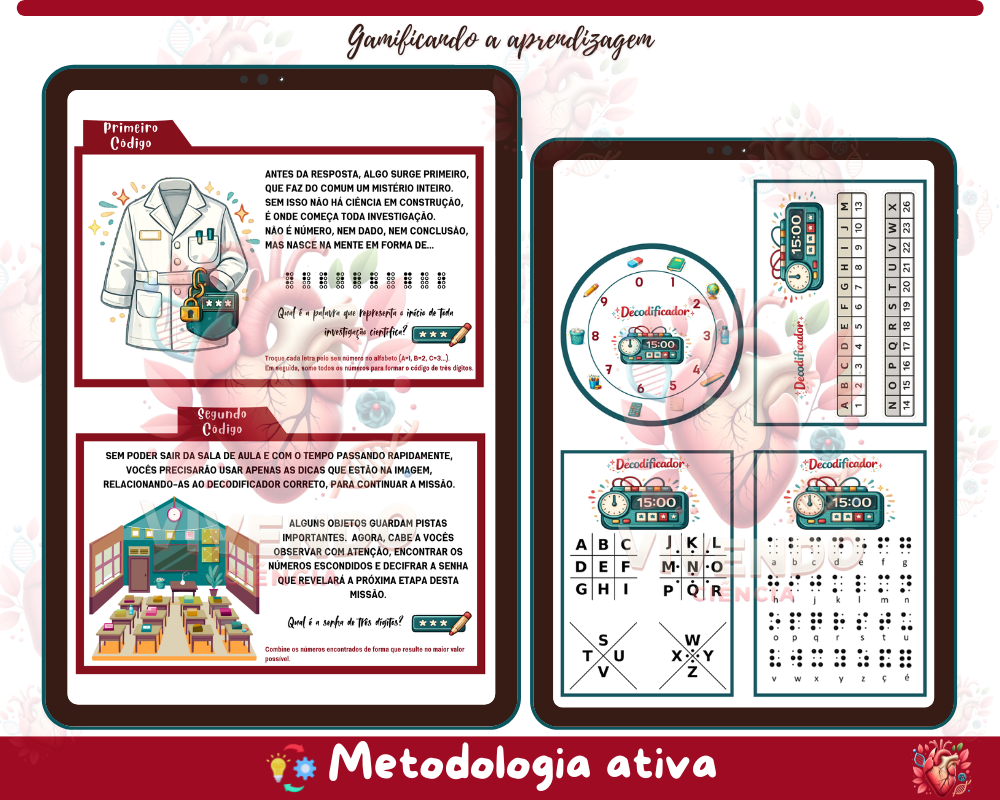 Jogo - Quebre o código - SALVE O PRIMEIRO DIA DE AULA