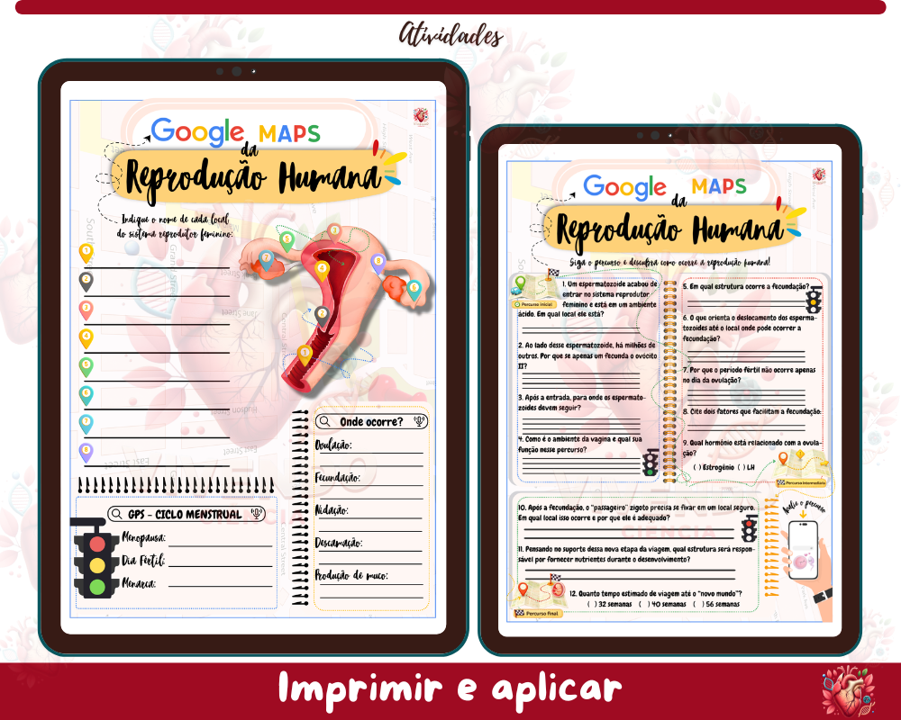 Atividades - Google Maps da Reprodução Humana